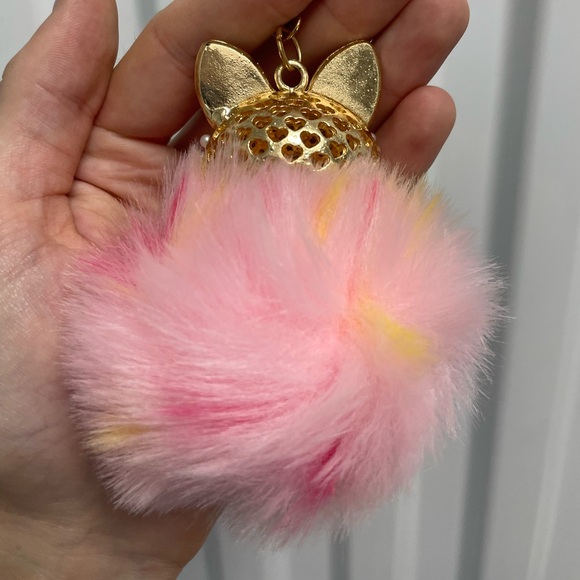 Set of 2 Fox Crystal Bling Key Chain Keyring with Tassel Car Purse Handbag Charm - Picture 9 of 9